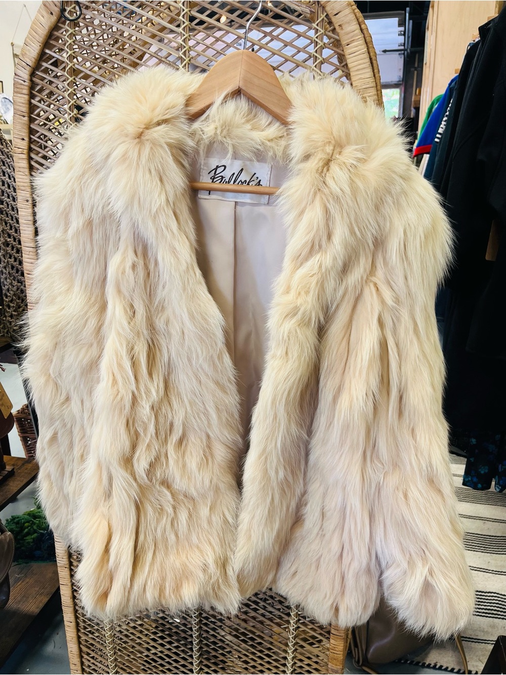 Vintage Rabbit Fur Jacket from legendary LA store, Bullock’s